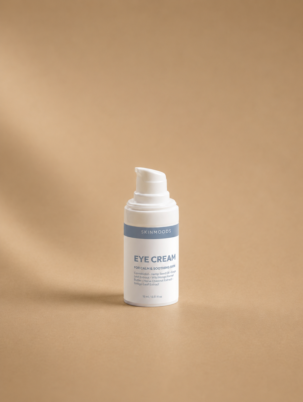 Skinmoods Calming Eye Cream in a studio setting