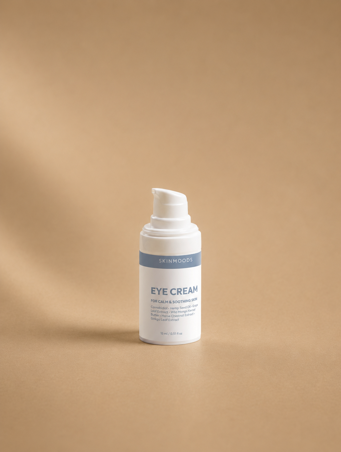 Skinmoods Calming Eye Cream in a studio setting