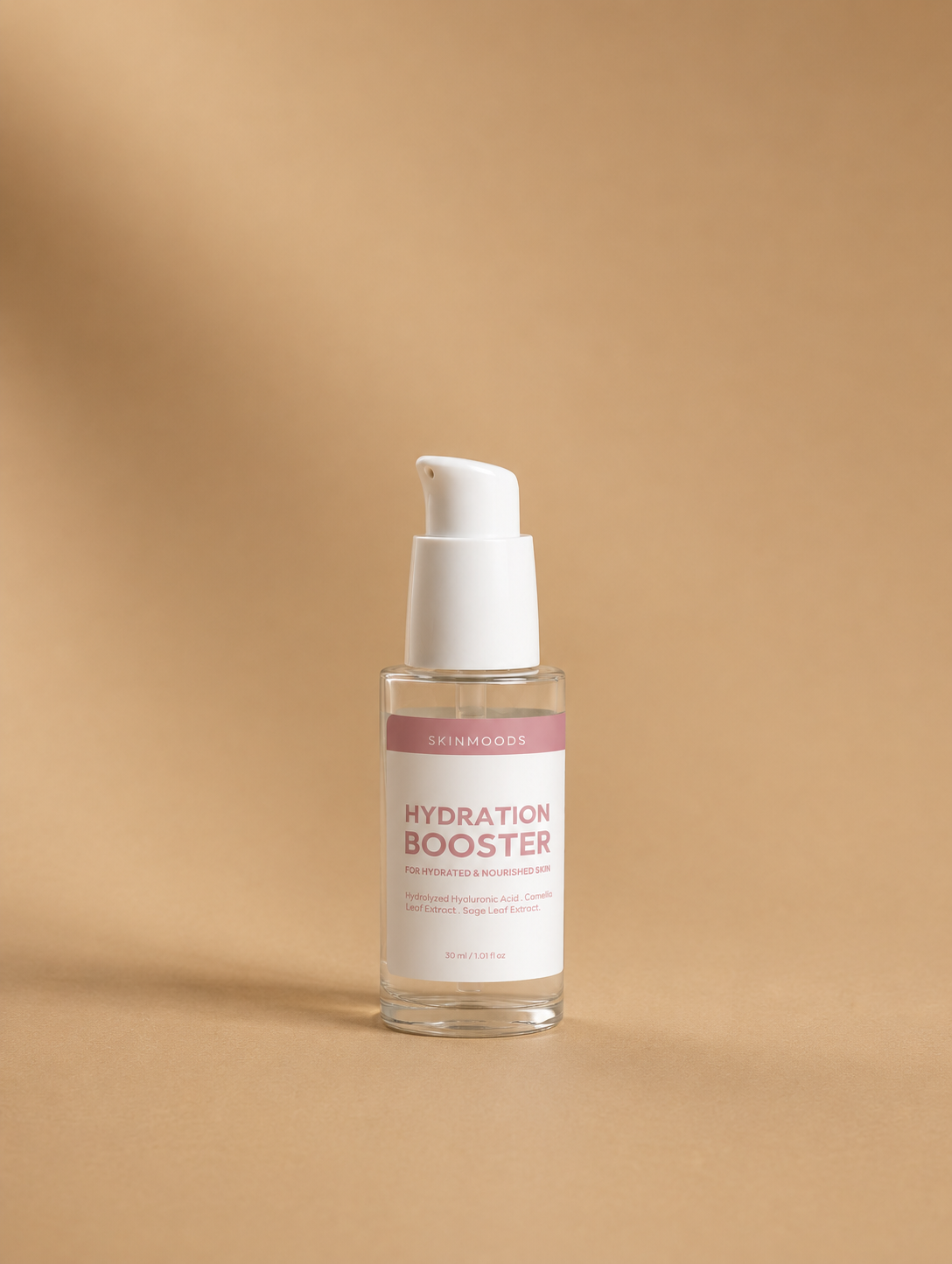 Skinmoods Hydration Booster in a studio setting