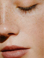 Close up model face Skinmoods Sunscreen Stick SPF50 
