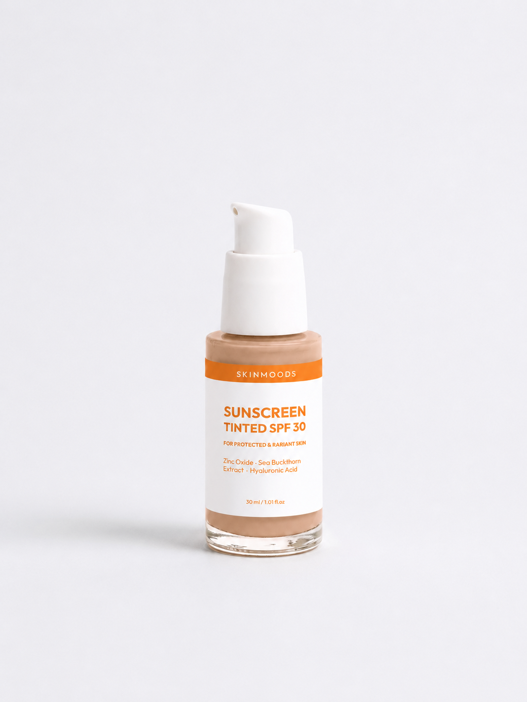 Skinmoods Sunscreen Tinted SPF30 for protected and radiant skin