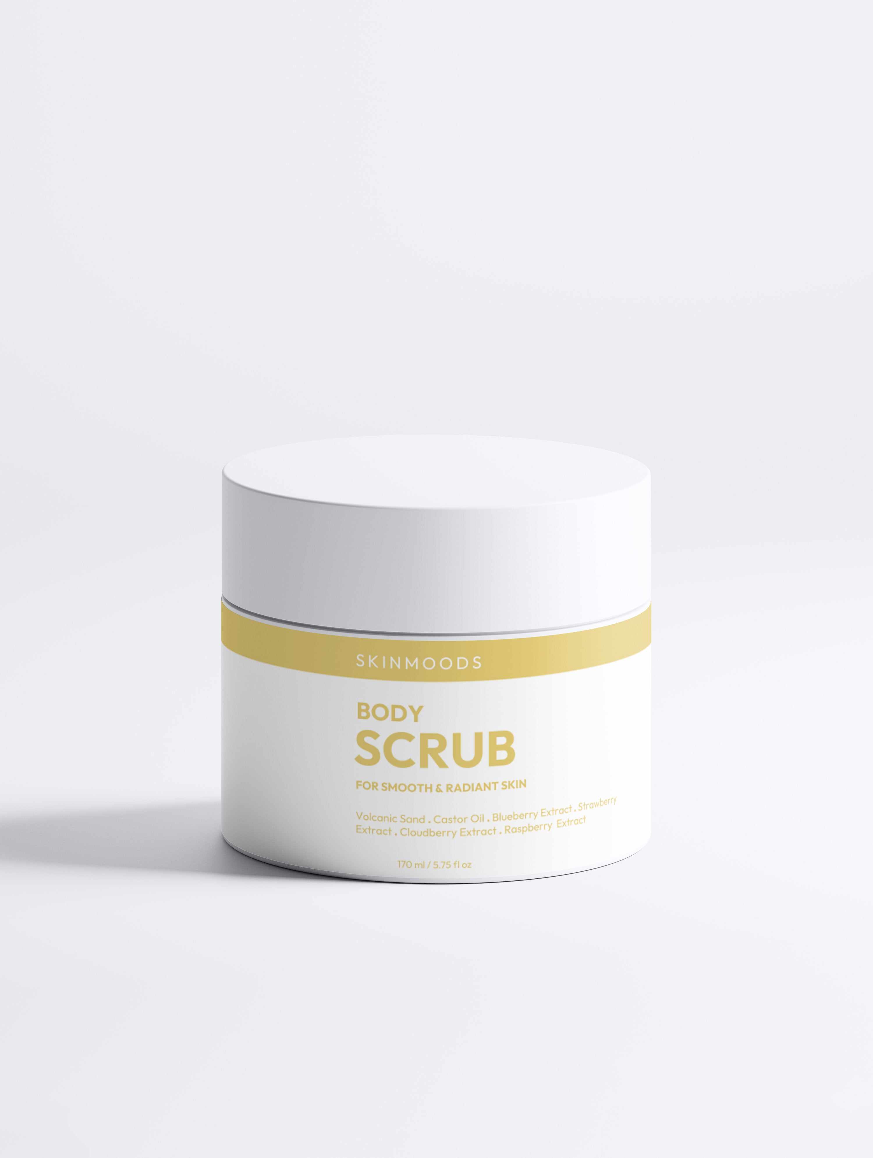 Skinmoods glowing body scrub  for smooth and radiant skin