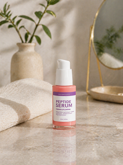 Skinmoods Peptide Serum bottle — Hexapeptide-11 Hyaluronic Acid
