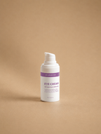 skinmoods smoothing eye cream single bottle in a studio setting